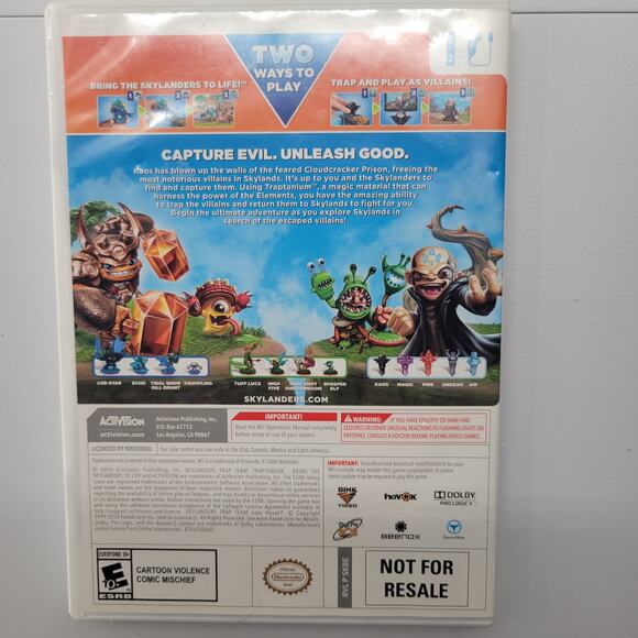 Nintendo Wii SKYLANDERS trap team video game - Picture 2 of 4